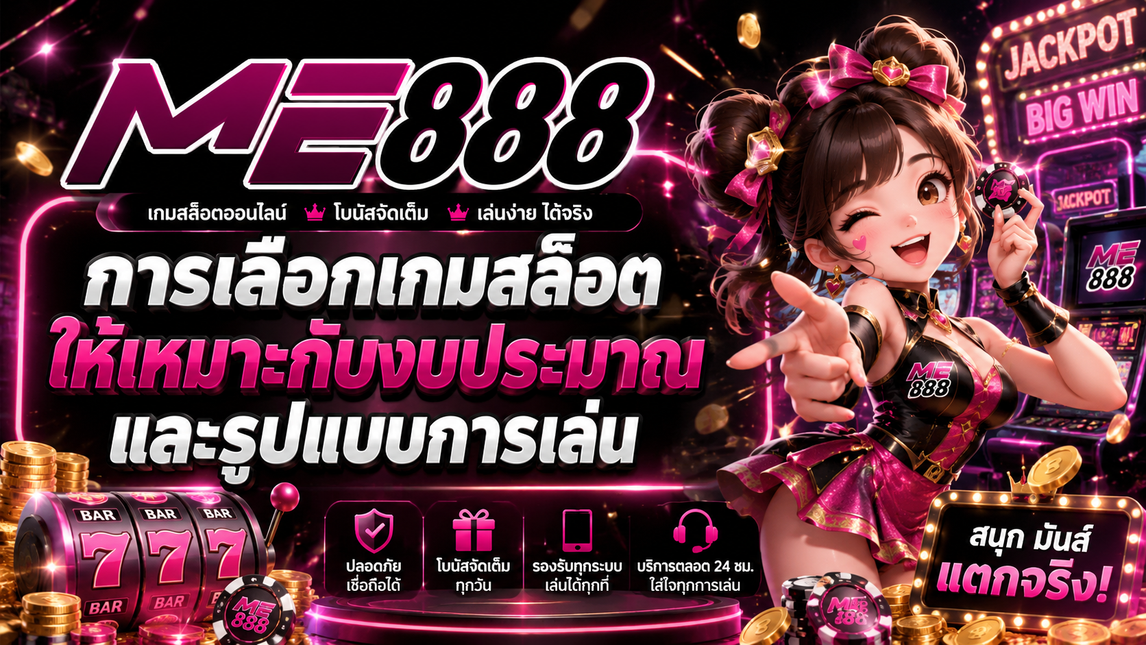 การเลือกเกมสล็อตให้เหมาะกับงบประมาณและรูปแบบการเล่น​